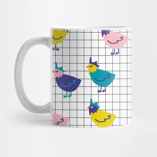 Cute Chickens Pattern Mug